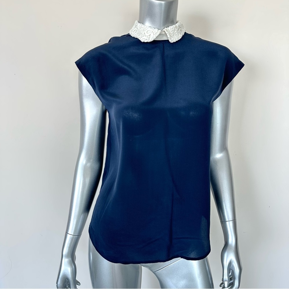 Club Monaco silk women top size S